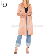 2017 hot new products wholesale women long coat